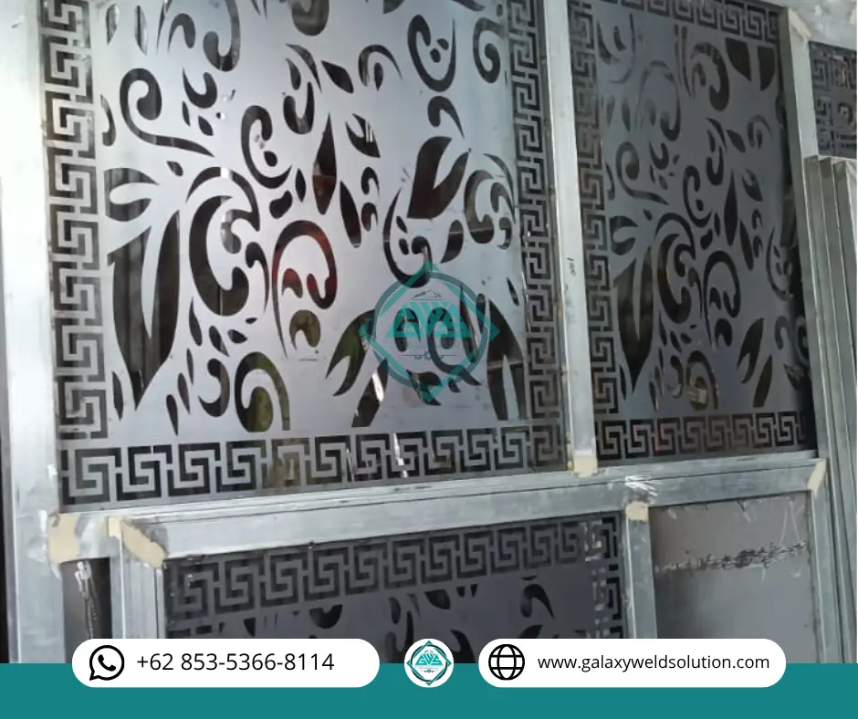 Proyek Pintu Gerbang Laser Cutting di Cianjur