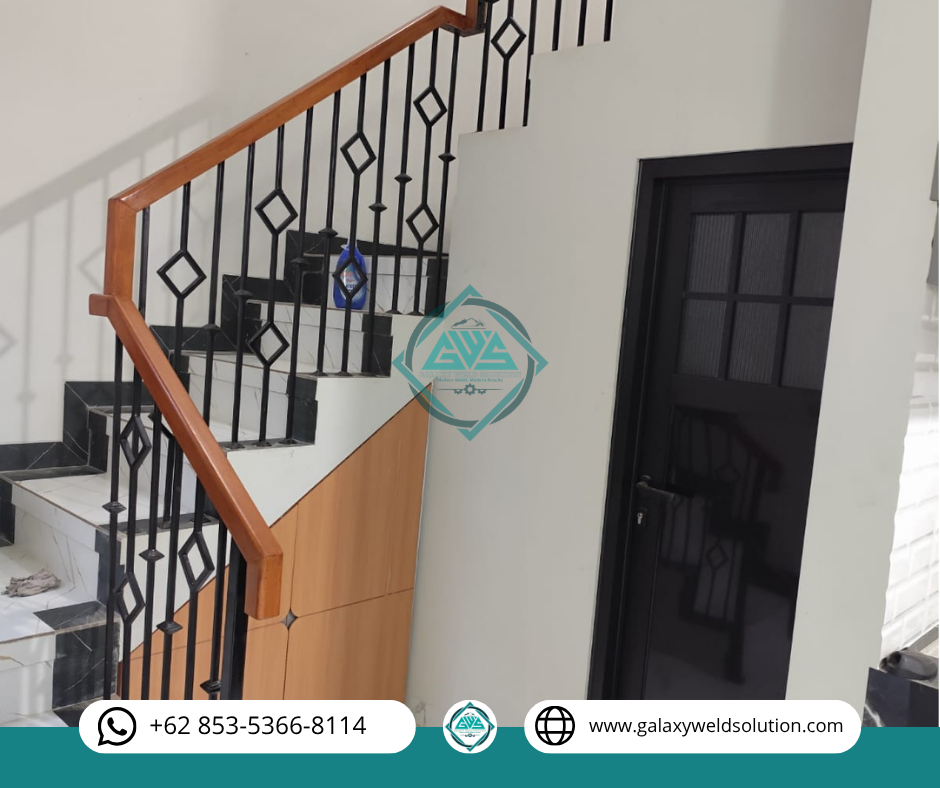 Proyek Tangga dan Railing Besi di Depok
