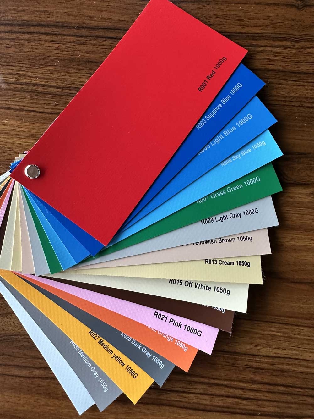 Katalog Warna Bahan Membran Agtex