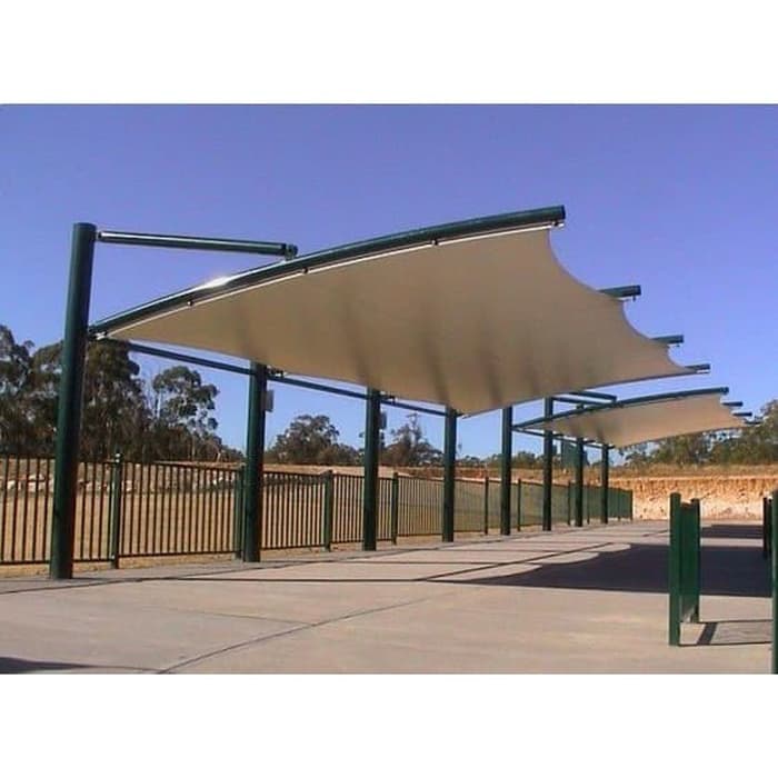 Kanopi Membran Konsep Minimalis untuk Area Subang