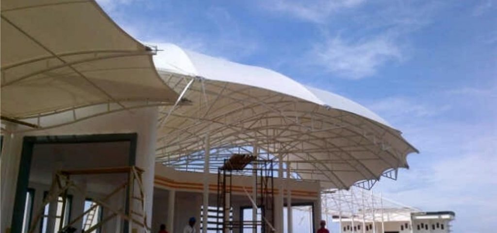 Desain Membran Tigaraksa Minimalis