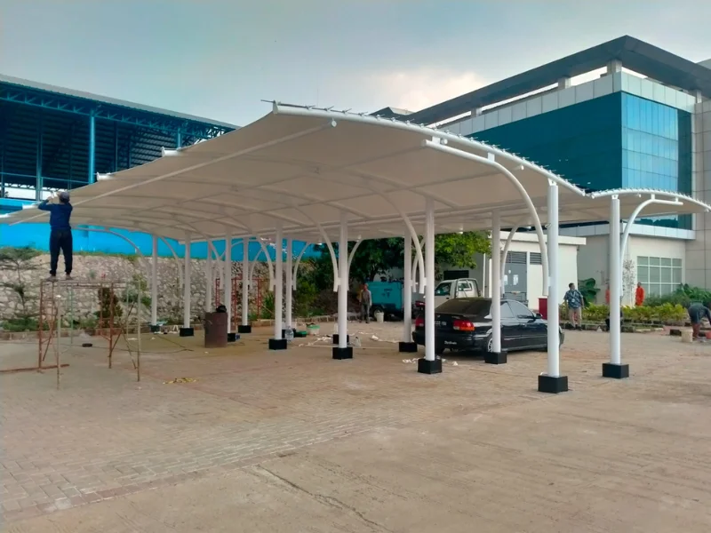 Pemasangan Kanopi Membran Berkualitas di Kawasan Karawang