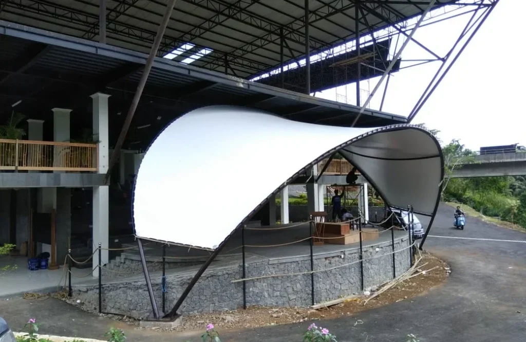 Kanopi Membran Bogor untuk Proyek Komersial dan Residensial